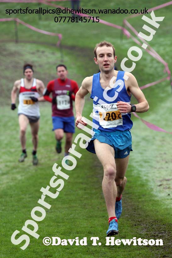 Senior men, Durham Cathedral Cross Country Relays. Photo: David T. Hewitson/Sports for All Pics